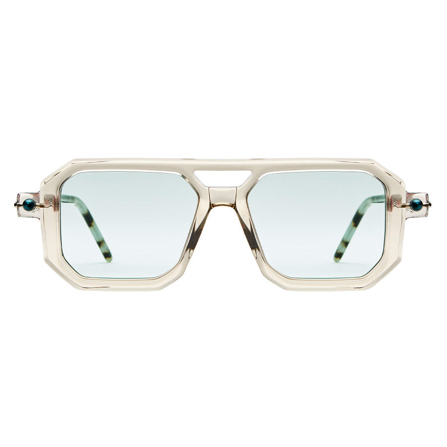 Kuboraum P8 Sunglasses Mask Champagne CHP Wgreen1 Front