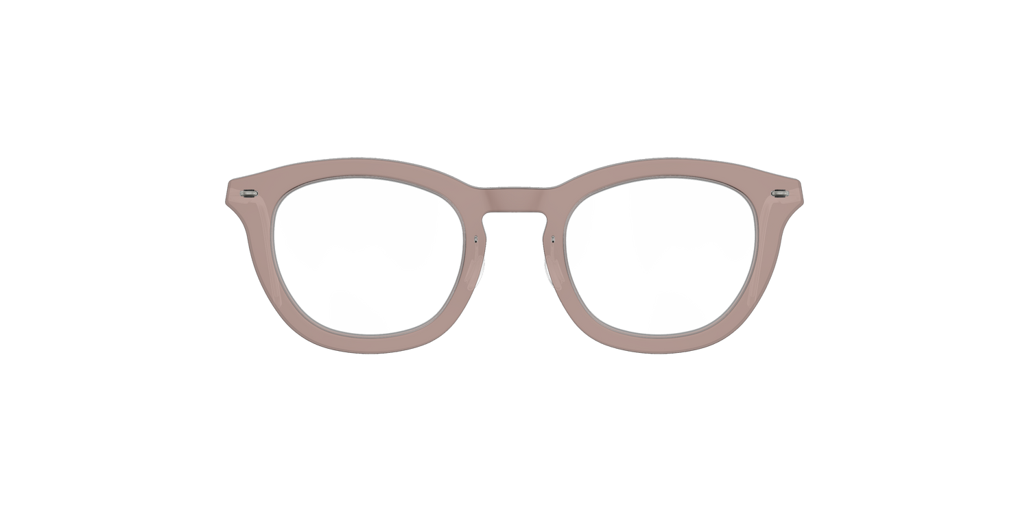 LINDBERG NOW Titanium 6662 eyeglasses, Matte Rose — front view