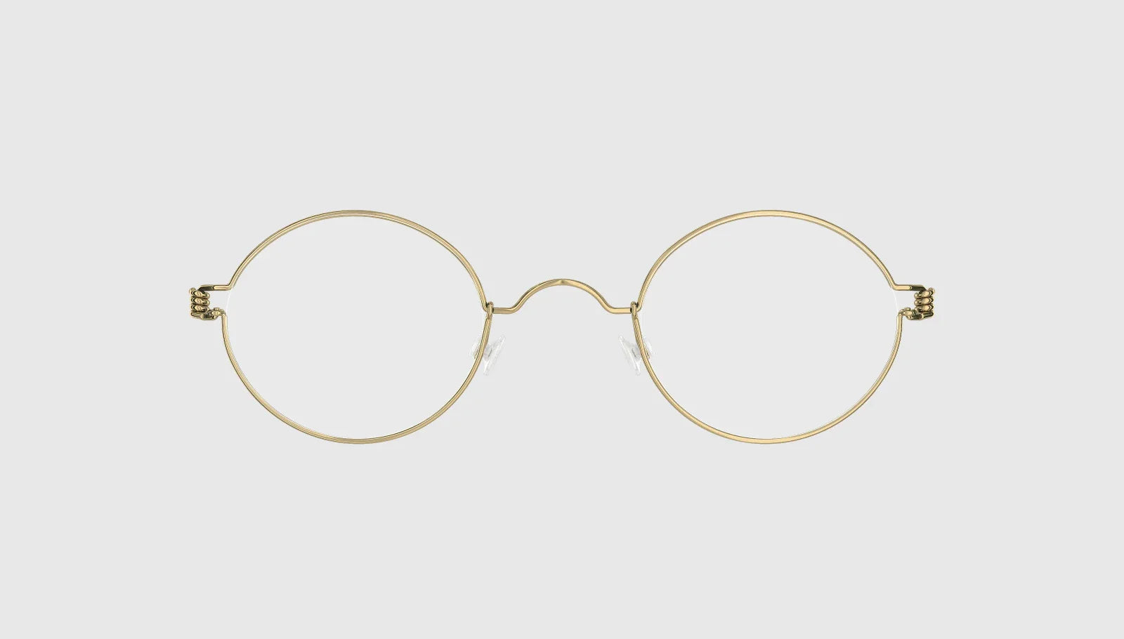 Lindberg AIR TITANIUM RIM CORONA - Regular 42 mm - 24 mm (Most Popular) / Gold - Polished -PGT - Alternate View