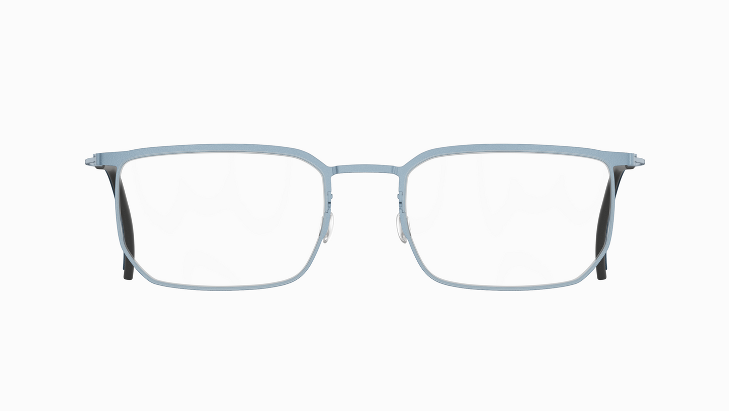 Lindberg Blok 4254 Eyeglasses Steel Blue 107 Front