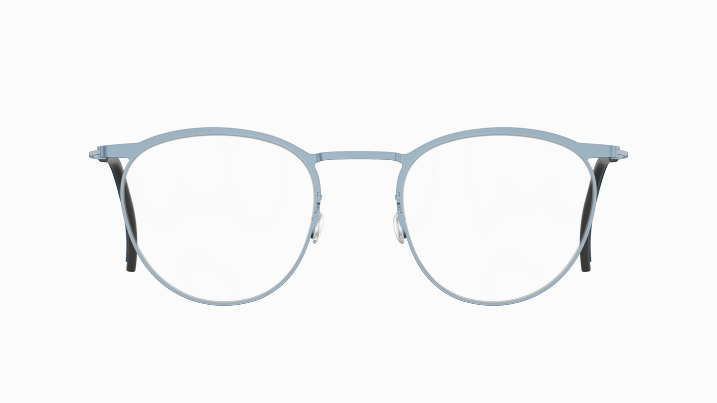 Lindberg Blok 4255 Eyeglasses Steel Blue 107 Front