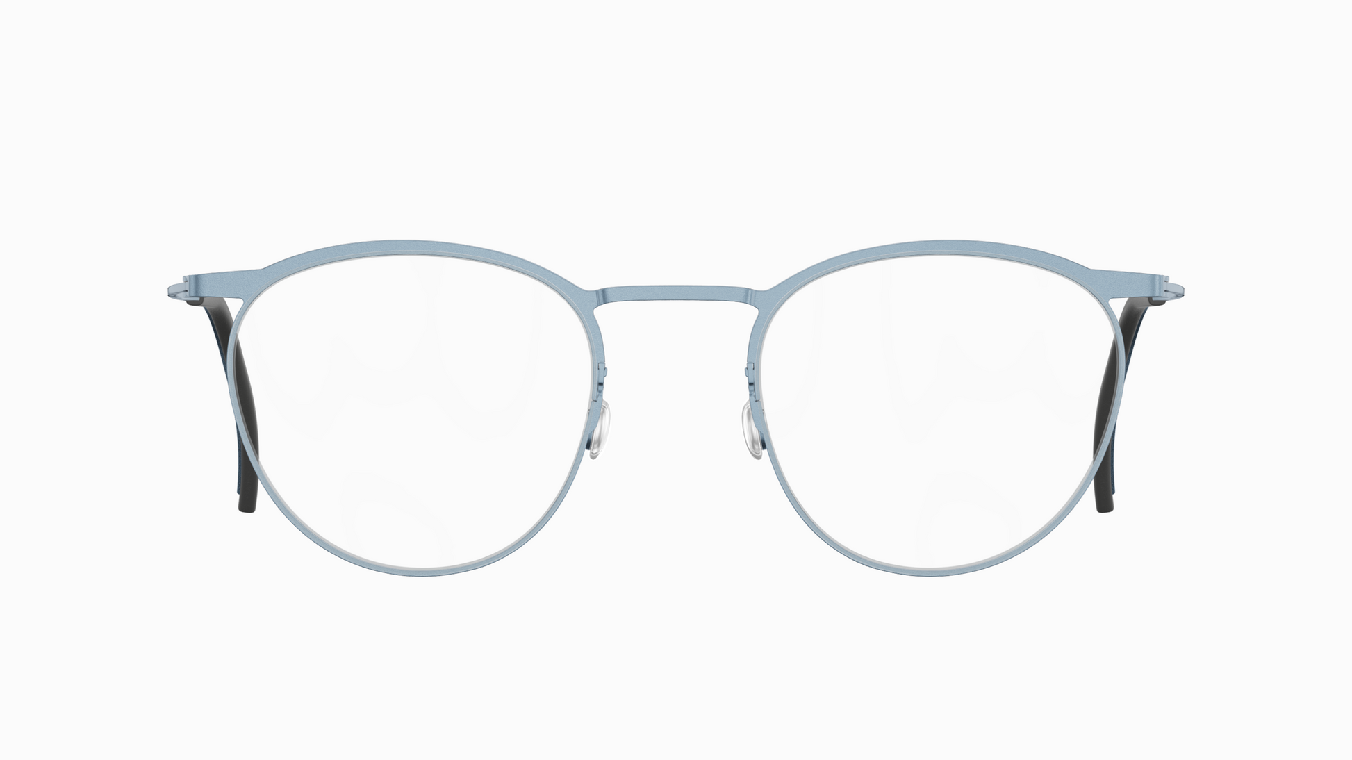 Lindberg Blok 4255 Eyeglasses Steel Blue 107 Front