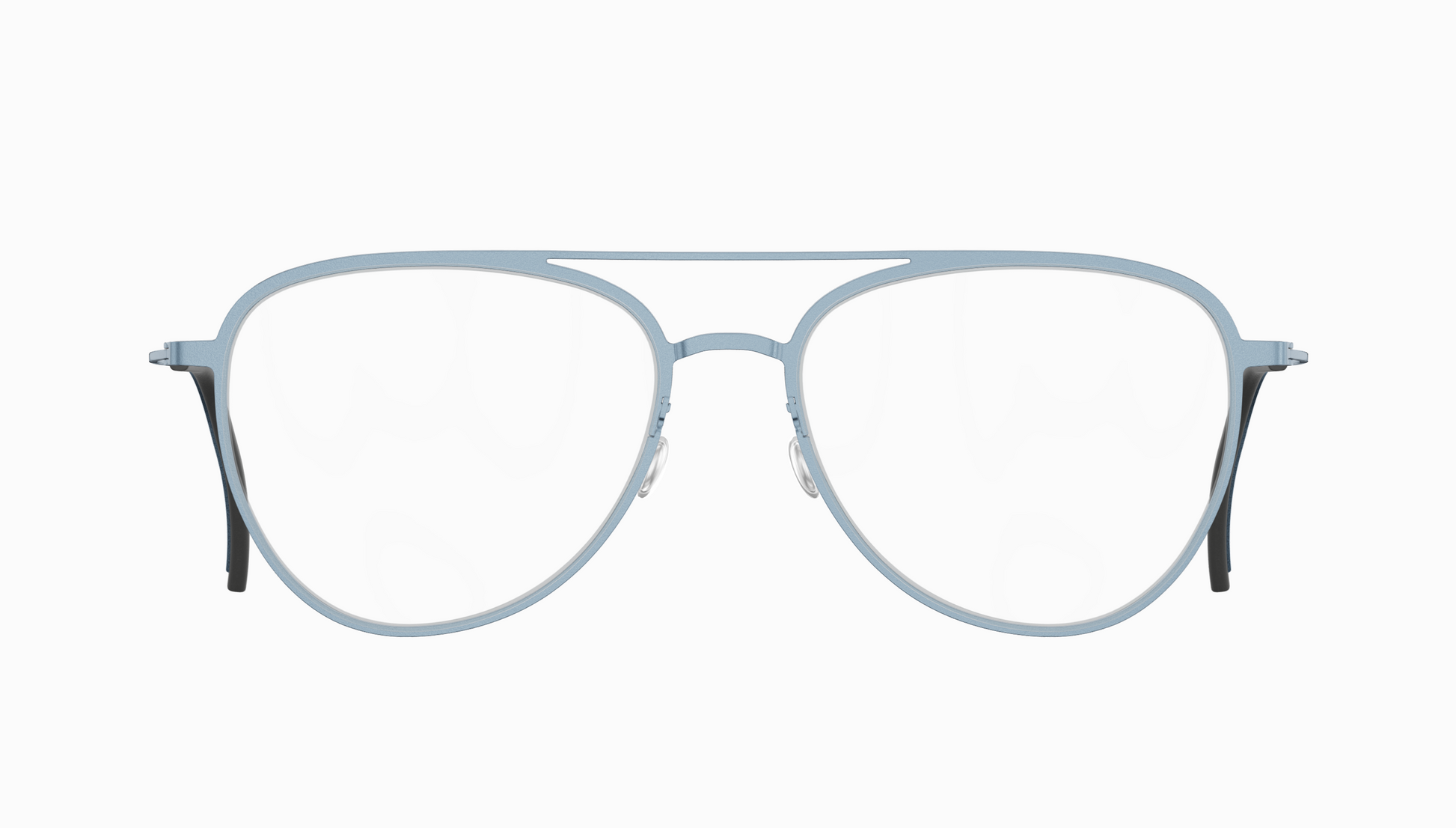 Lindberg Blok 4258 Eyeglasses Steel Blue 107 Front