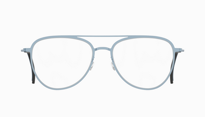 Lindberg Blok 4258 Eyeglasses Steel Blue 107 Front