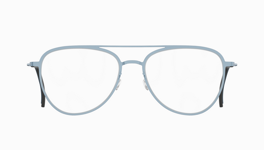 Lindberg Blok 4258 Eyeglasses Steel Blue 107 Front