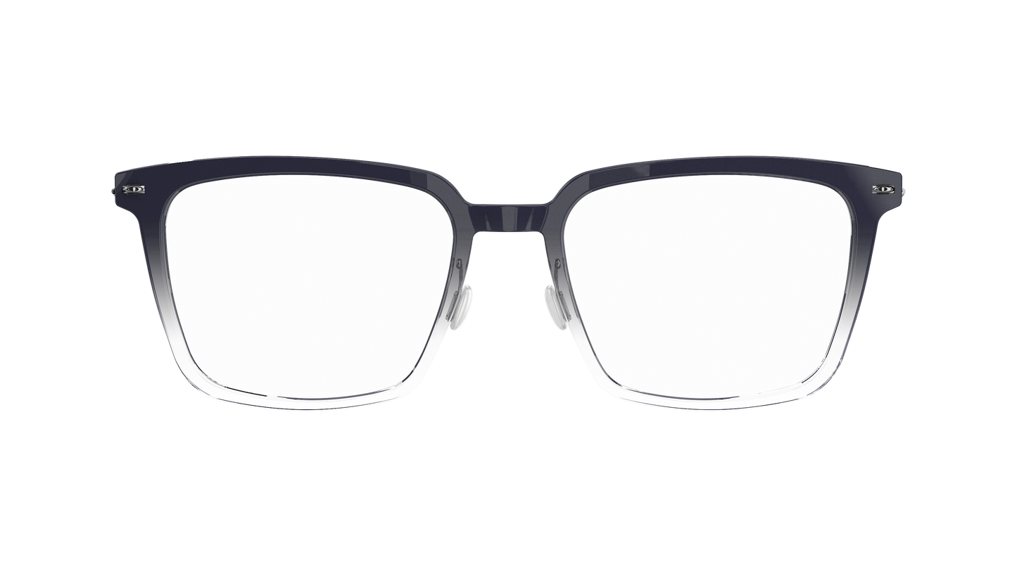 Lindberg NOW Titanium 6639 Eyeglasses Black Fade Silver C06G Temple 804 P10 Front