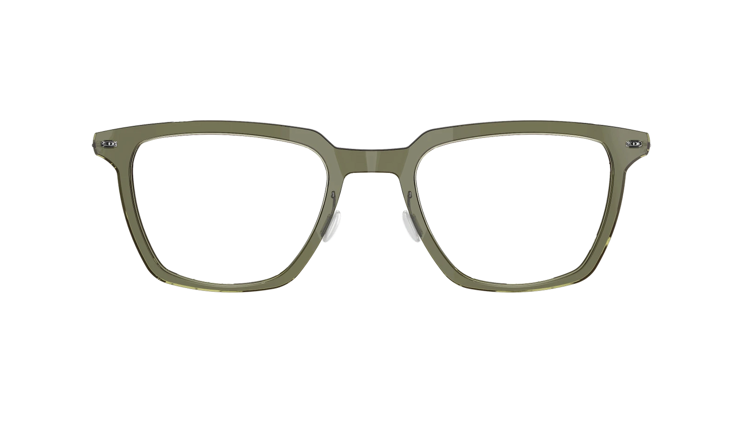 Lindberg NOW Titanium 6660 Eyeglasses Green Silver C11 P10 Front