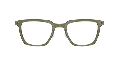 Lindberg NOW Titanium 6660 Eyeglasses Green Silver C11 P10 Front