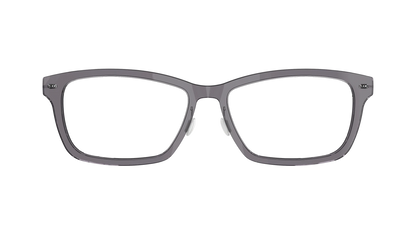  NOW Titanium 6664 Basic Temple Eyeglasses Taupe Polished Silver C22 P10 Front