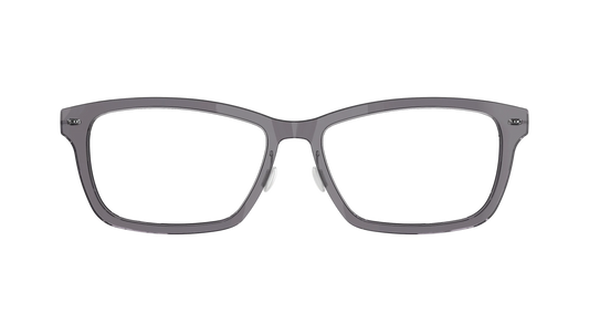  NOW Titanium 6664 Basic Temple Eyeglasses Taupe Polished Silver C22 P10 Front