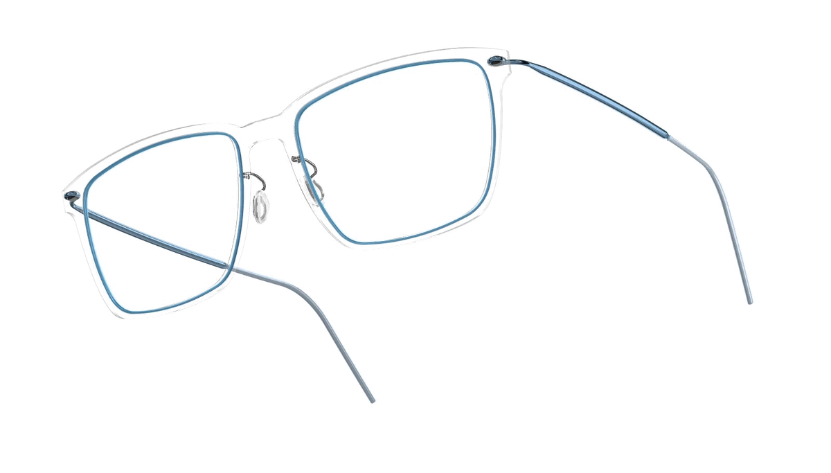LINDBERG NOW Titanium 6505 eyeglasses, Blue — temple detail