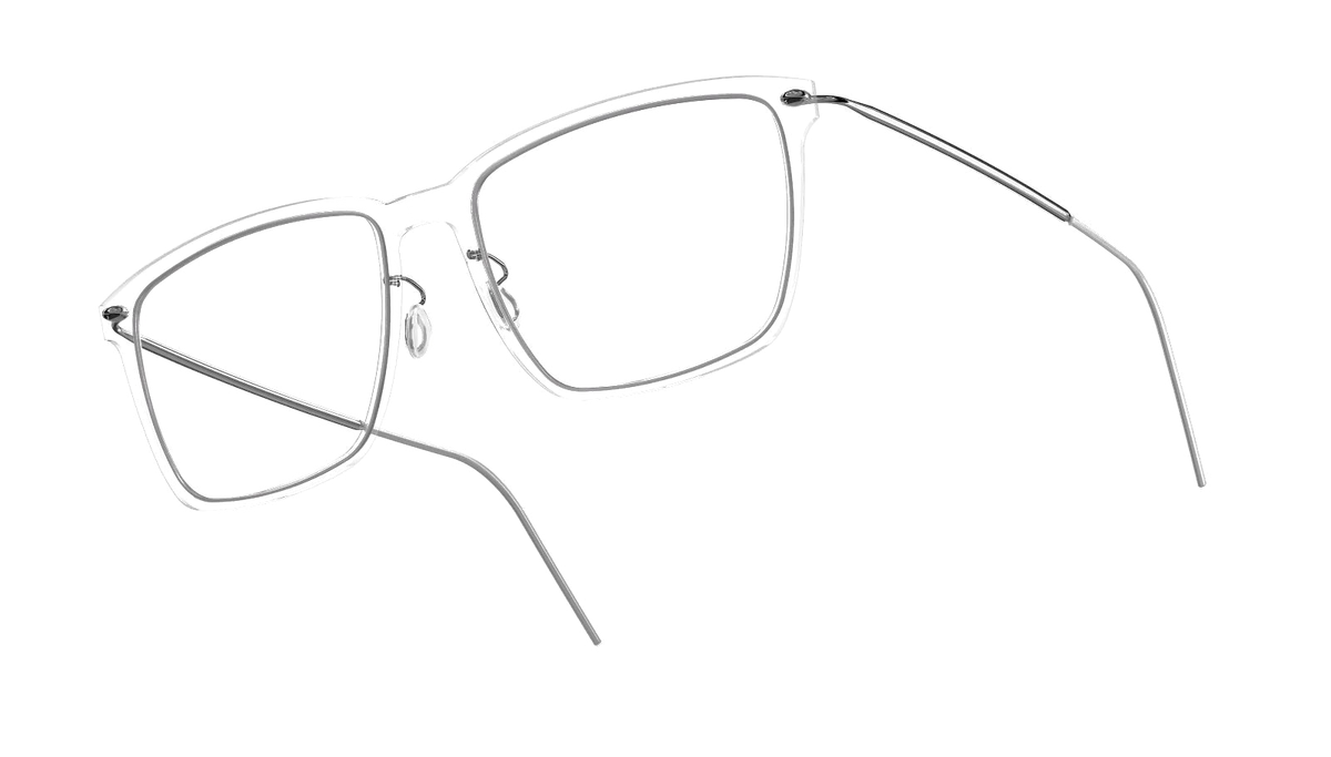 LINDBERG NOW Titanium 6505 eyeglasses, Silver — temple detail