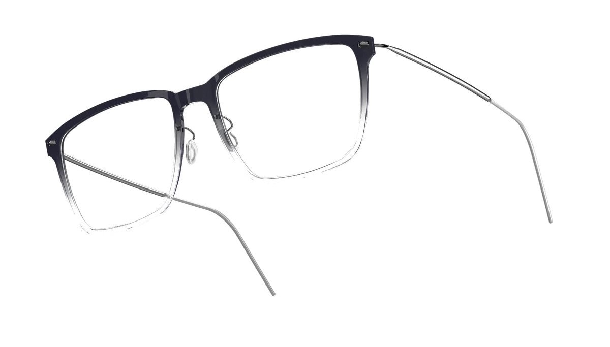LINDBERG NOW Titanium 6505 eyeglasses, Transparent Grey Gradient — temple detail
