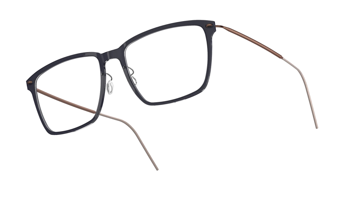 LINDBERG NOW Titanium 6505 eyeglasses, Black — temple detail