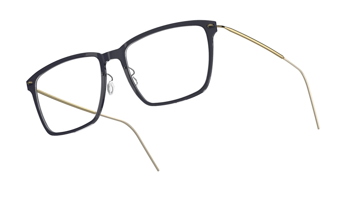 LINDBERG NOW Titanium 6505 eyeglasses, Black — temple detail