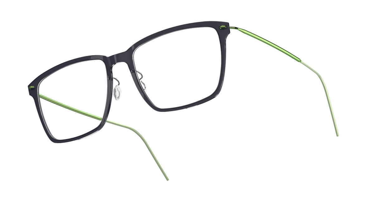 LINDBERG NOW Titanium 6505 eyeglasses, Black — temple detail