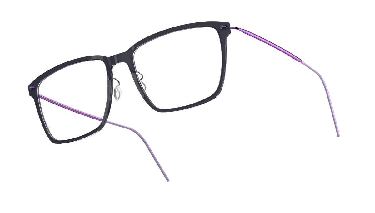 LINDBERG NOW Titanium 6505 eyeglasses, Black — temple detail