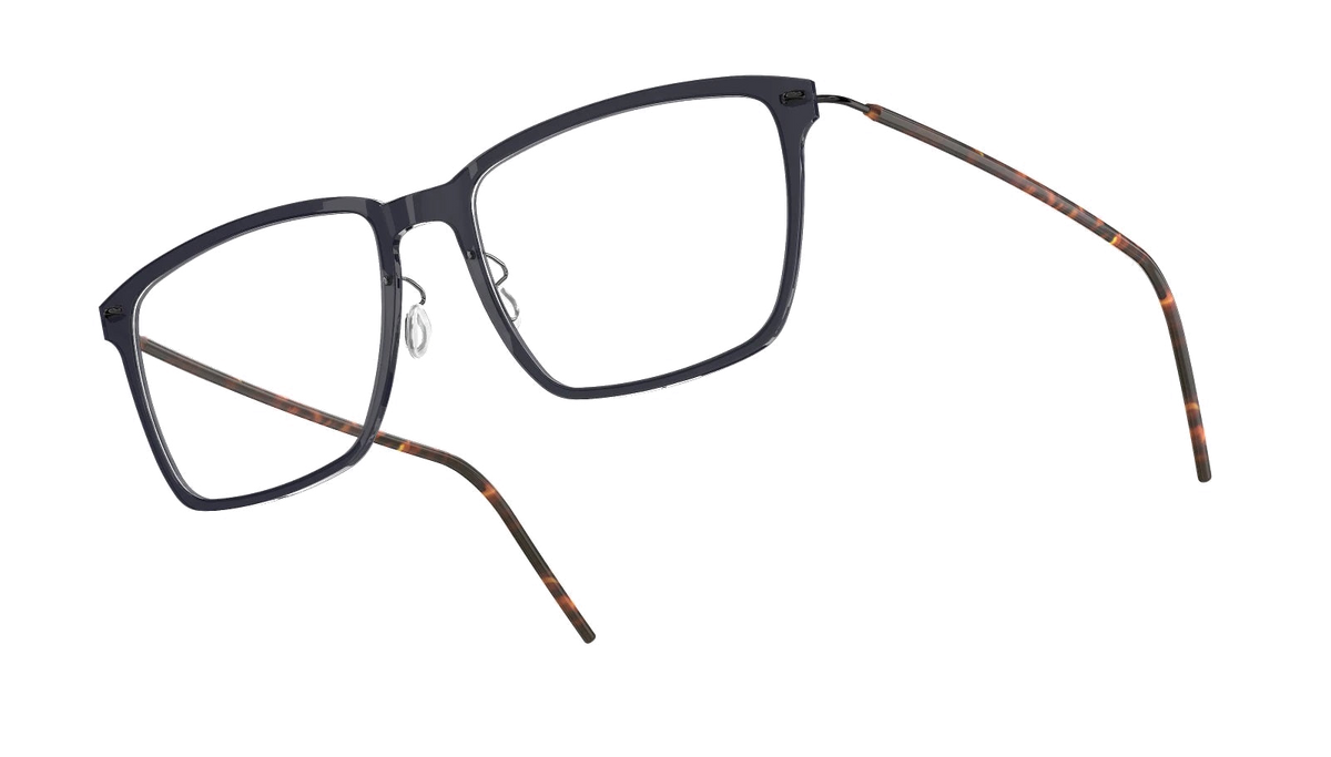 LINDBERG NOW Titanium 6505 eyeglasses, Black — temple detail