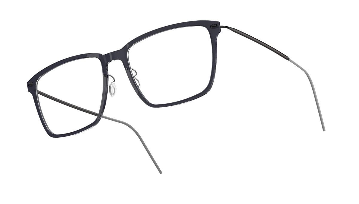 LINDBERG NOW Titanium 6505 eyeglasses, Black — temple detail
