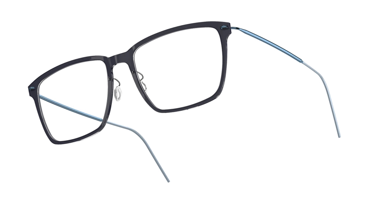 LINDBERG NOW Titanium 6505 eyeglasses, Black — temple detail