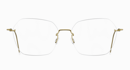 Lindberg Spirit Titanium 2449 Eyeglasses Gold GT Basic Front