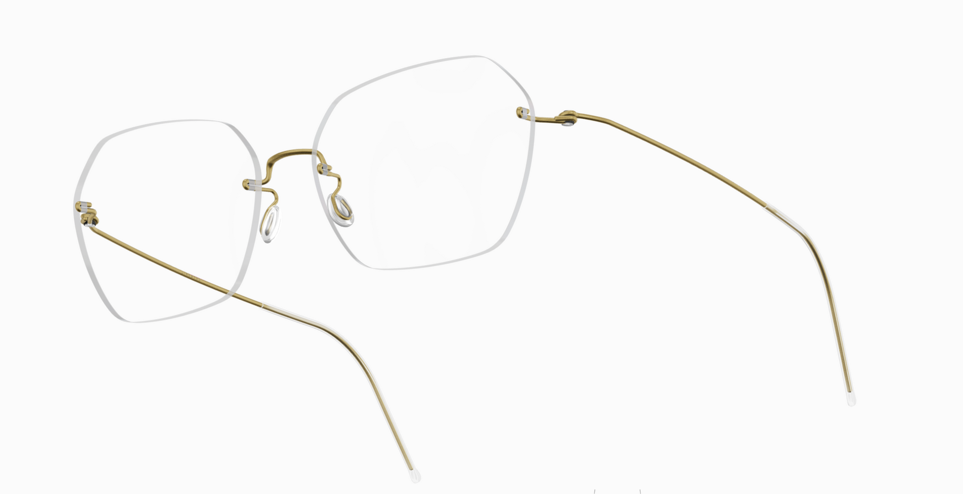 Lindberg Spirit Titanium 2449 Eyeglasses Gold GT Basic Side