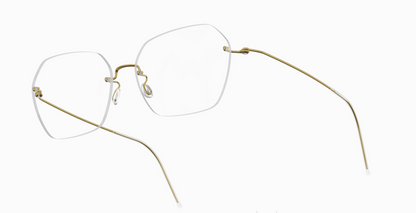 Lindberg Spirit Titanium 2449 Eyeglasses Gold GT Basic Side