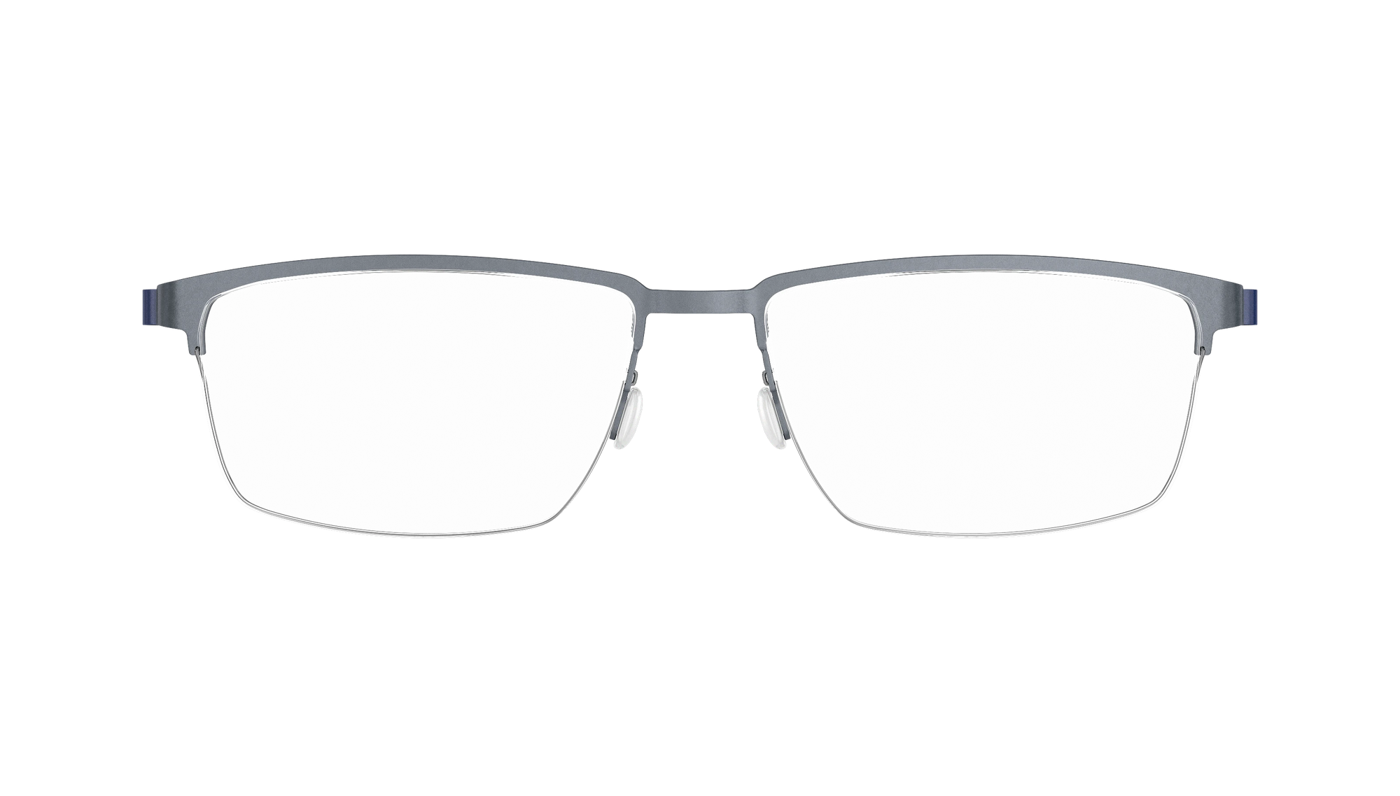 Lindberg Strip Titanium 7429 Eyeglasses Grey Navy U16 Temple 207 U13 Front