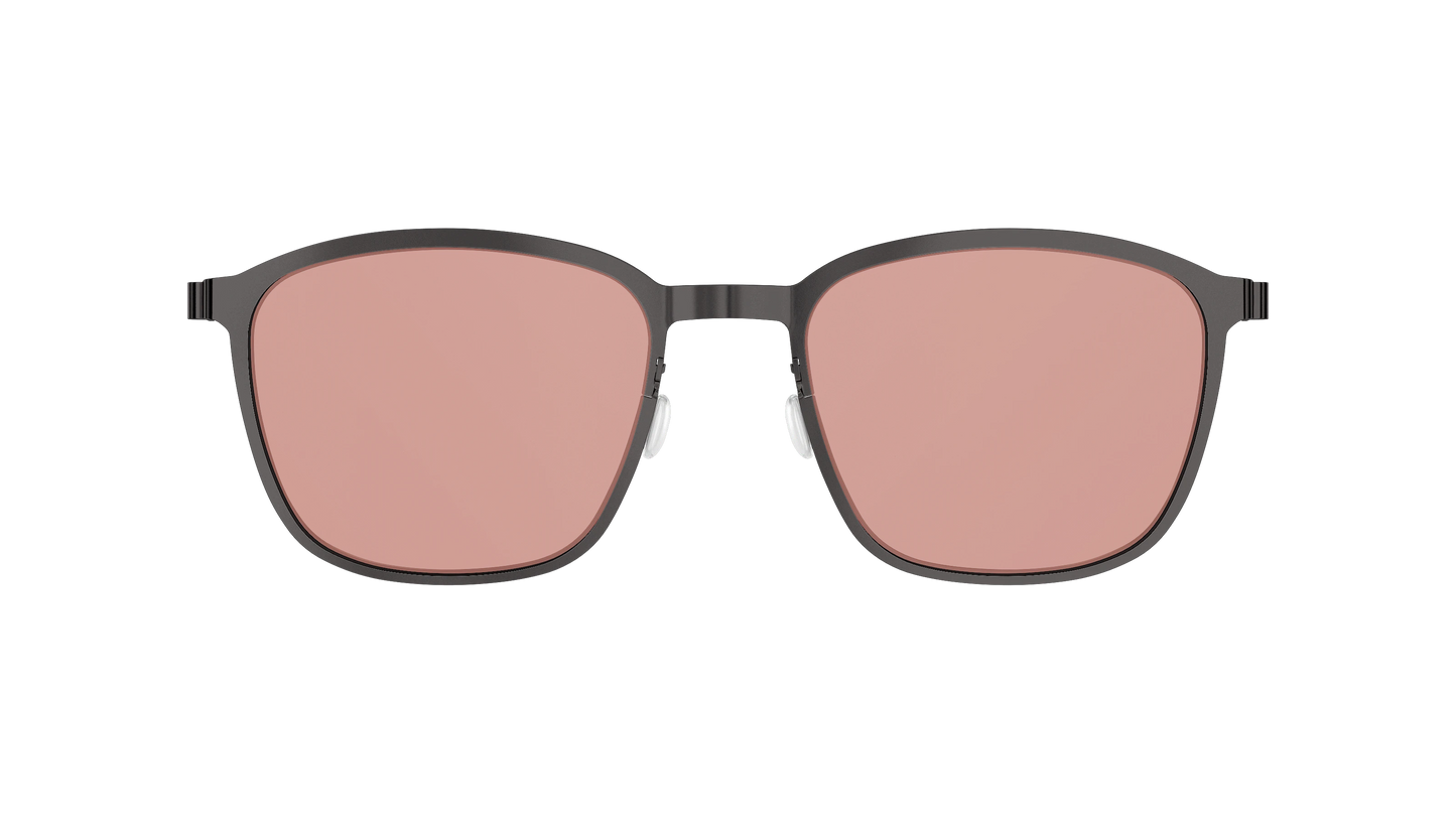 Lindberg Sun Strip 89016 Sunglasses Charcoal PU9 PU9 Temple 207 PU9 Sun Lens SL129 Blue Neon Red Front