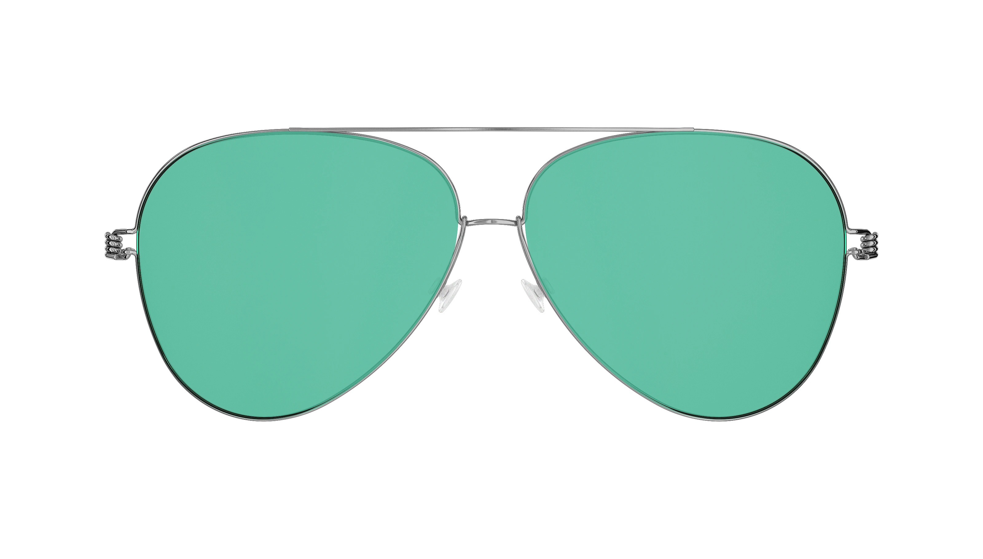 LINDBERG Sun Titanium 8209 Sunglasses — Silver/Green Lens – Gazal