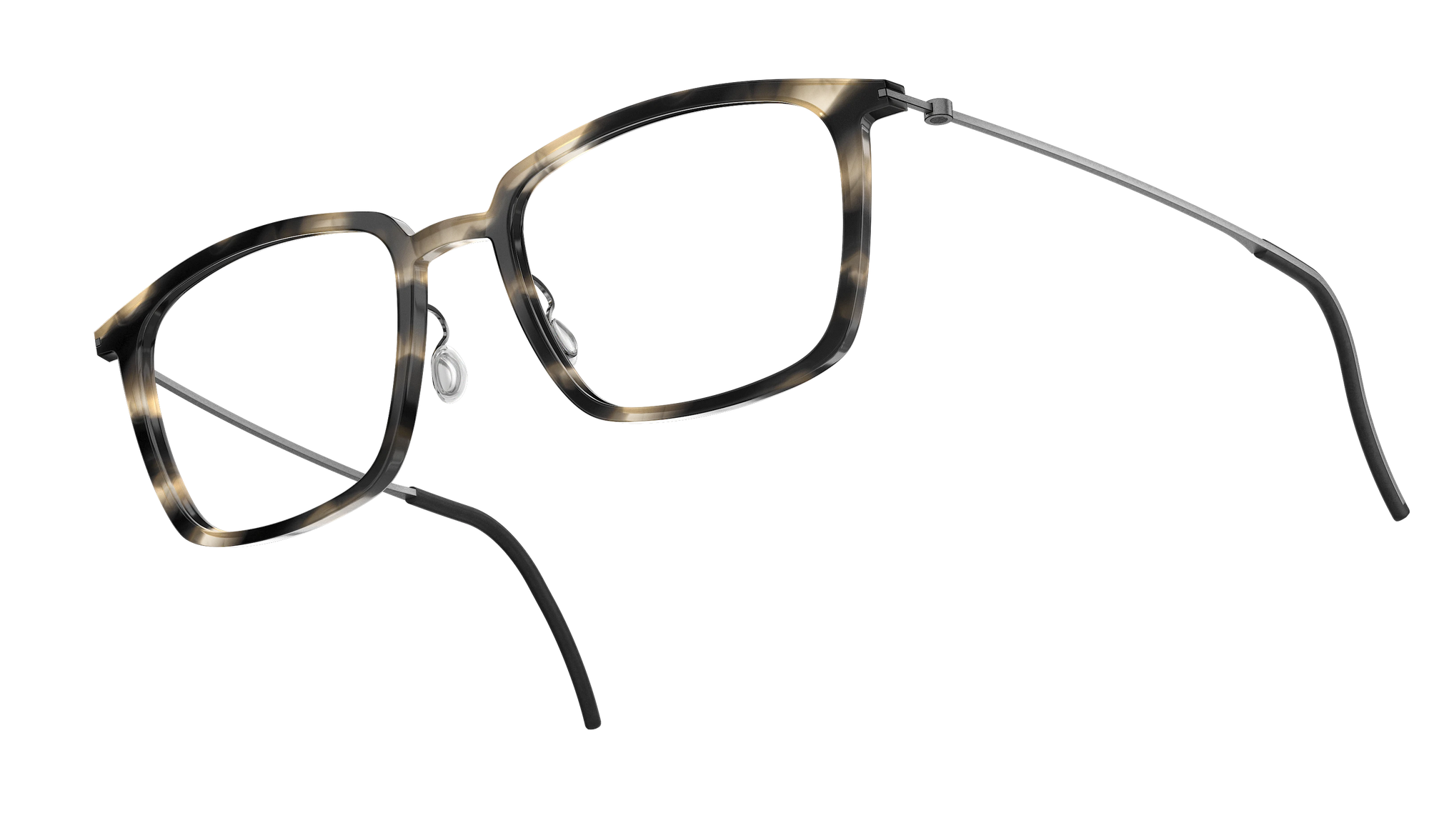 Lindberg Thintanium Eyeglasses Tortoise Matte Silver 10 Temple 850 K254 Side
