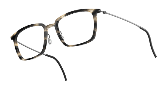 Lindberg Thintanium Eyeglasses Tortoise Matte Silver 10 Temple 850 K254 Side
