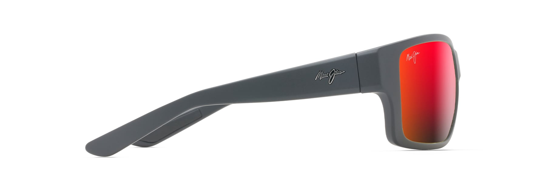 Maui Jim Mangroves Sunglasses Matte Black Hawaii Lava Lens MJ0604S-004 Side