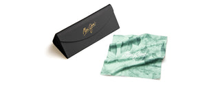 Maui Jim trifold case and accessories included with every pair