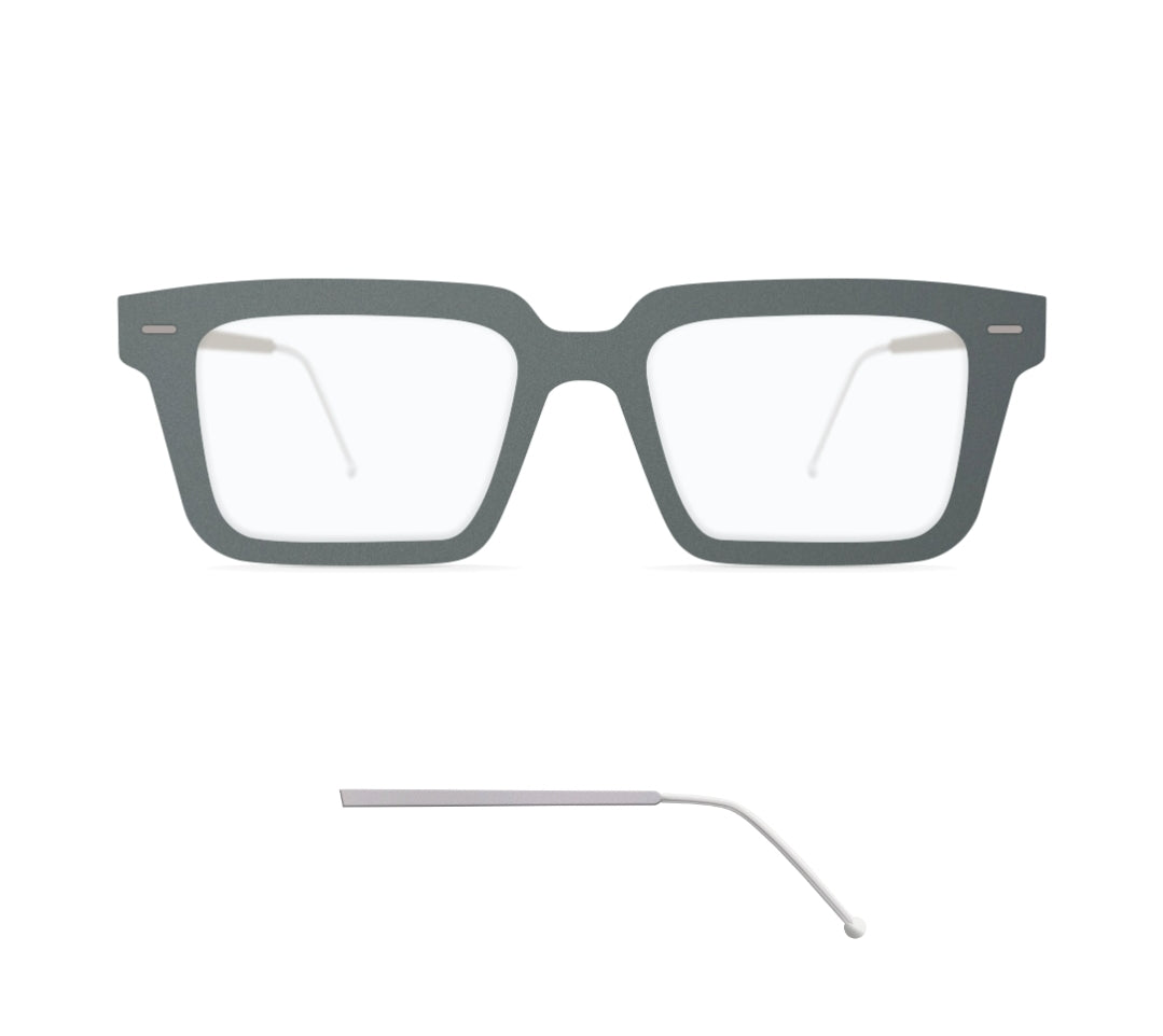Nina Mur Antonio Eyeglasses Deep Green Wooden Eyewear Front