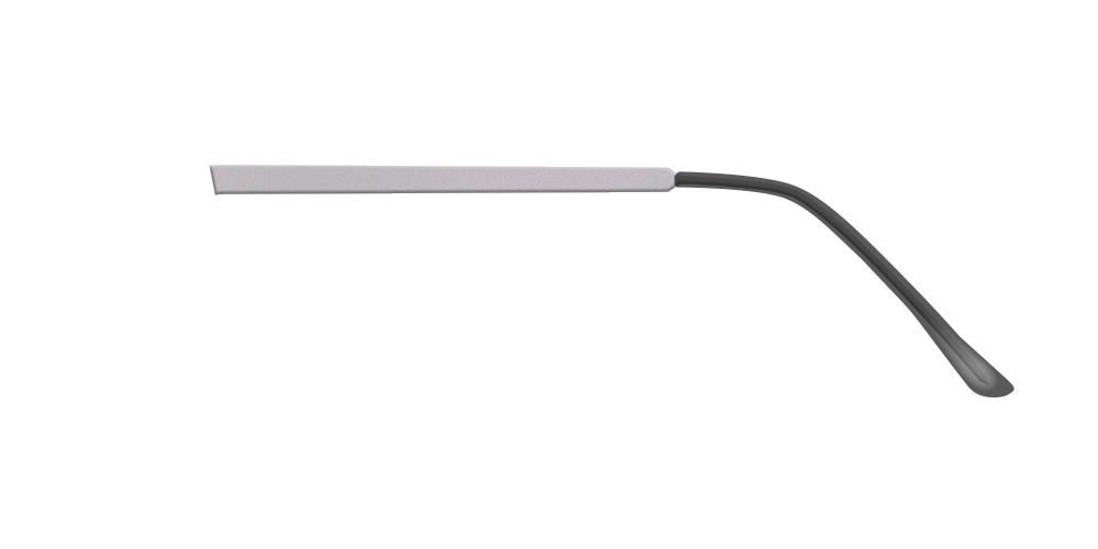 Nina Mur Mamen Eyeglasses Blue Steel Wooden Eyewear Side