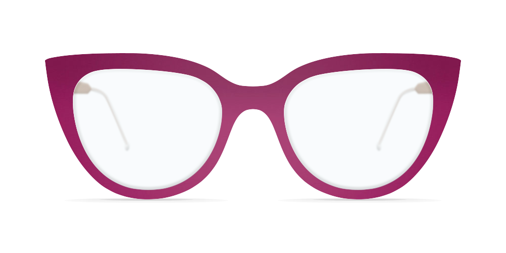 Nina Mur Rafaela Eyeglasses Ruby Wooden Eyewear Front