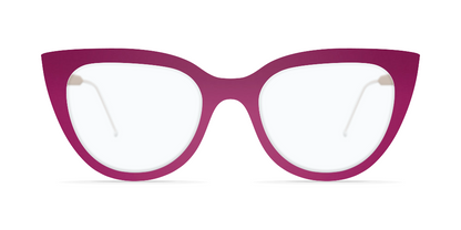 Nina Mur Rafaela Eyeglasses Ruby Wooden Eyewear Front
