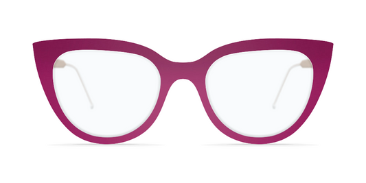 Nina Mur Rafaela Eyeglasses Ruby Wooden Eyewear Front