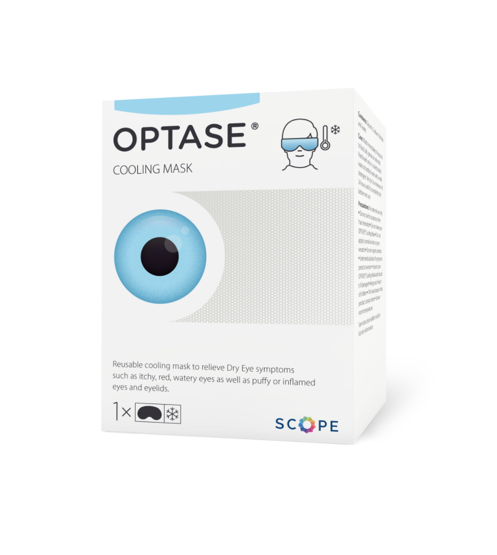 Optase Dry Eye Cooling Eye Mask - Front View