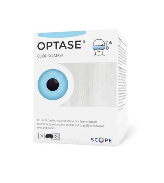 Optase Dry Eye Cooling Eye Mask - Front View