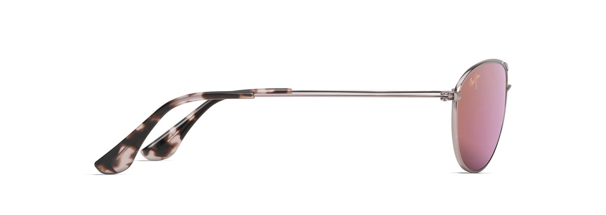 Maui Jim Baby Beach sunglasses in Rose Gold, side view