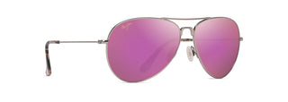 Maui Jim Mavericks sunglasses in Rose Gold, angled view