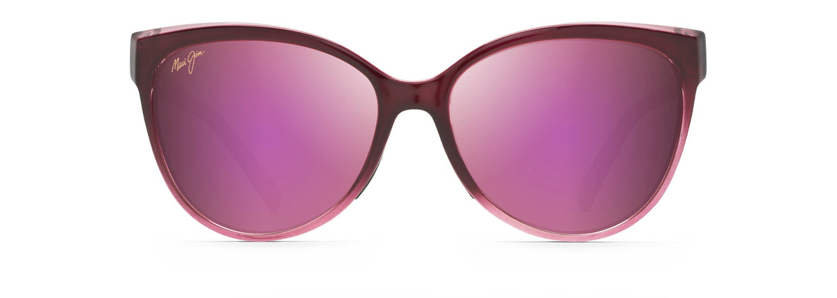 Maui Jim 'Olu'Olu sunglasses in Burgundy Fade, front view