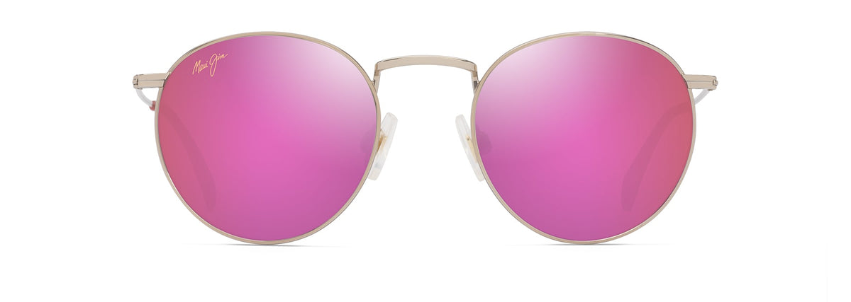 Maui Jim Pūkaua sunglasses in Shiny Light Gold - Maui Sunrise, front view