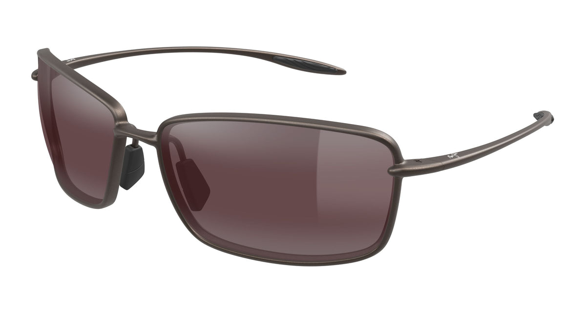 Maui Jim Malu sunglasses in Matte Metallic Stone Brown, angled view