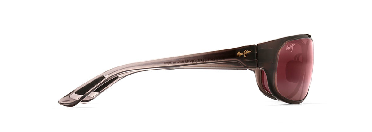 Maui Jim Twin Falls sunglasses in Grey Fade, side view