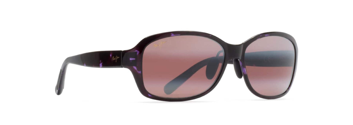 Maui Jim Koki Beach sunglasses in Purple Tortoise, angled view