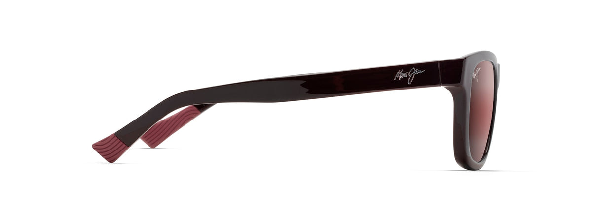 Maui Jim Kapi'i sunglasses in Shiny Red, side view