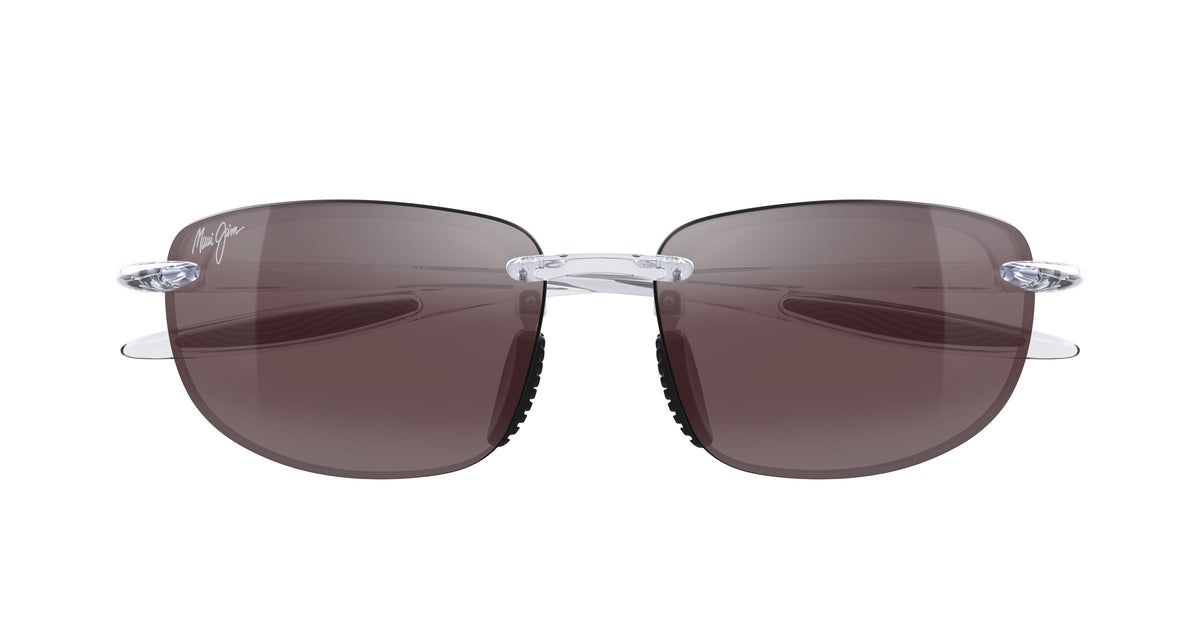 Maui Jim Hookipa Ultra sunglasses in Shiny Crystal, front view